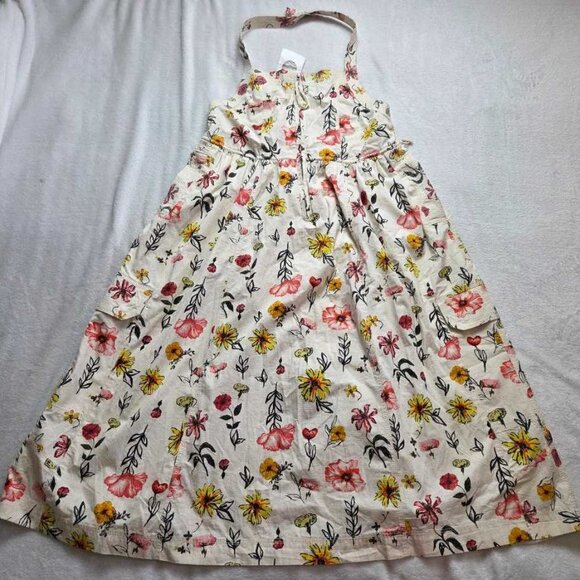 New L Anthropologie x Daily Practice relaxed halter floral midi dress - Picture 3 of 10